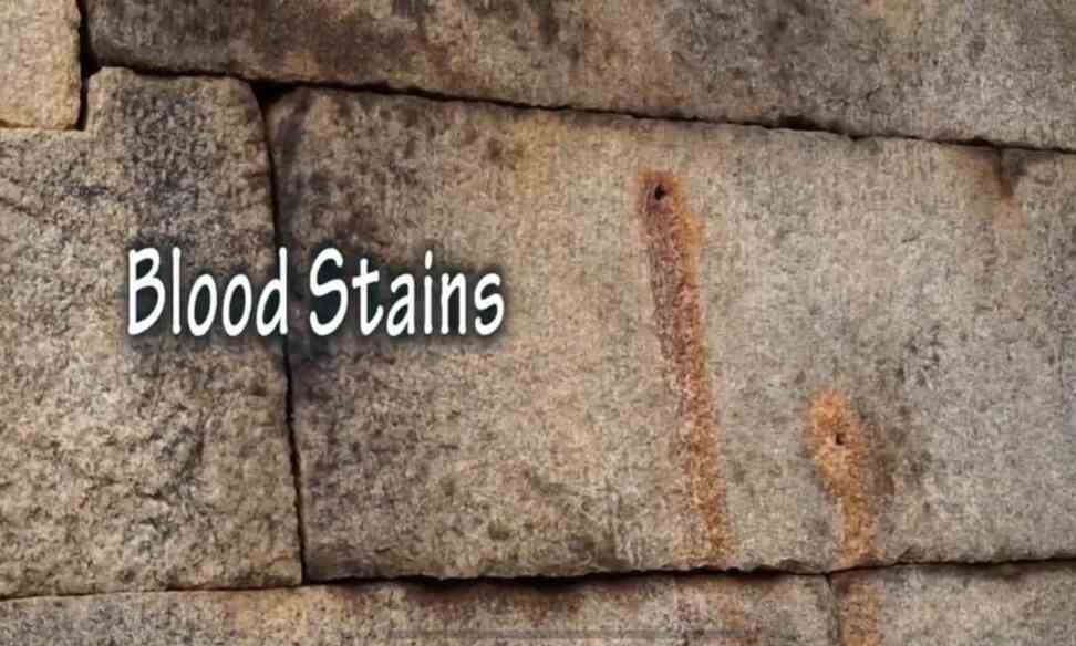 Lepakshi Temple  blood stain of veerpanna